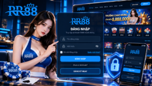 Giao diện tổng quan khu vực Đăng Nhập RR88